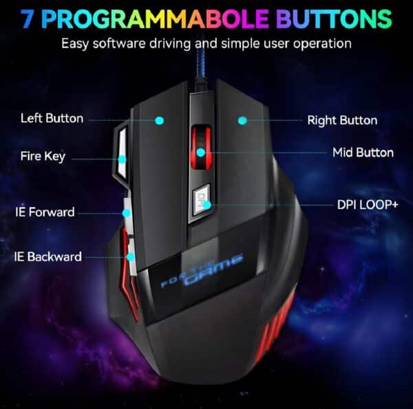 Leishe G950 Wired Gaming Mouse - Image 4