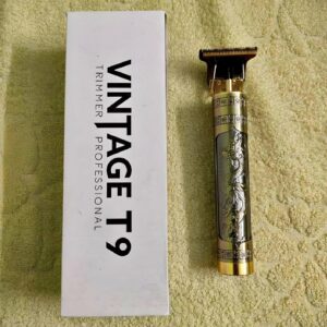 Vintage T9 Hair Trimmer – Professional Beard & Hair Cutting Machine, USB Rechargeable