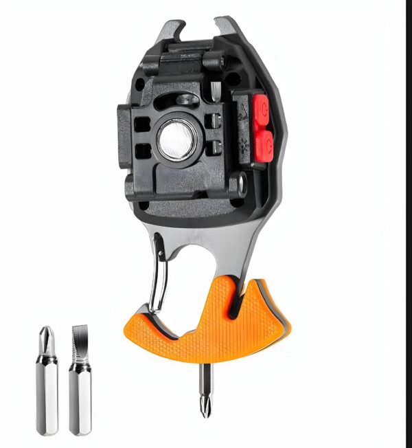 W5147 LED Rechargeable Keychain Light with Electric Lighter - Image 4