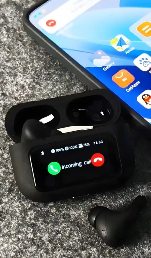 TWS ANC/ENC Wireless Earbuds - Black - Image 4