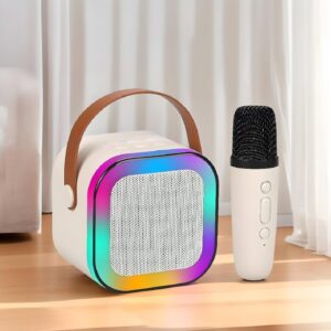Wireless Bluetooth Karaoke Speaker with RGB Lights